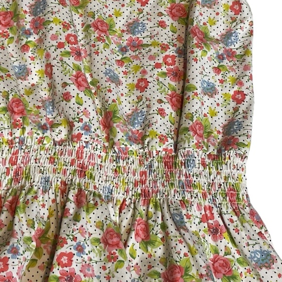 Matilda Jane Hello Lovely In the Garden Floral Peplum Tank Top Girls Size 10 - Picture 8 of 12